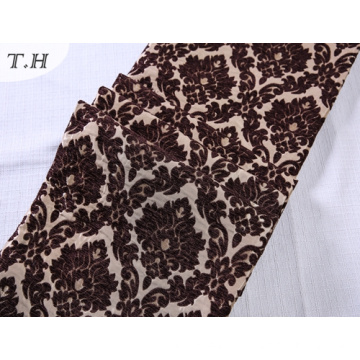 2016 Yellow Brown Pattern 100% Polyester Fabrics by 380GSM